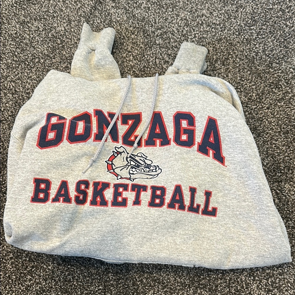 Gonzaga Basketball Gray Hoodie